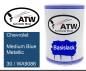 Preview: Chevrolet, Medium Blue Metallic, 30 / WA9086: 500ml Lackdose, von ATW Autoteile West.